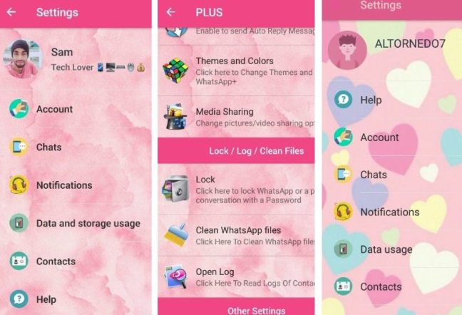 NE Whatsapp Pink App